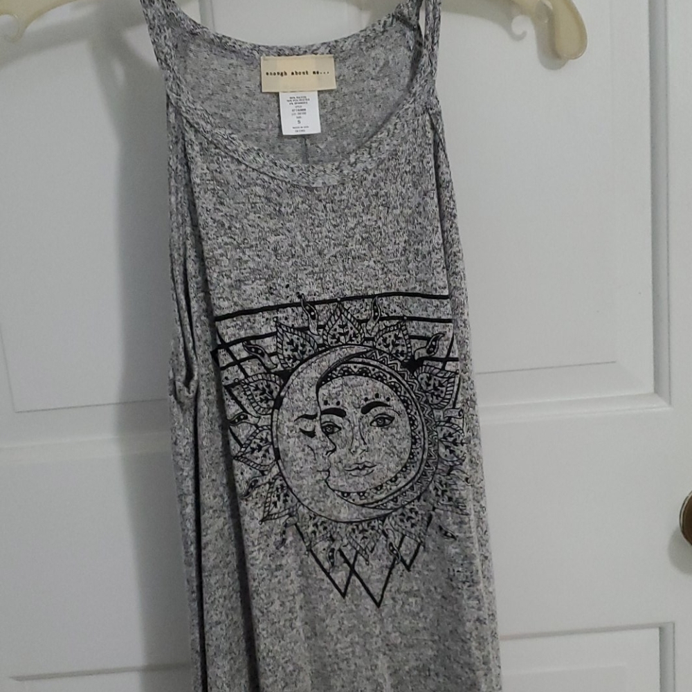 Sun and Moon Halter Tank Top